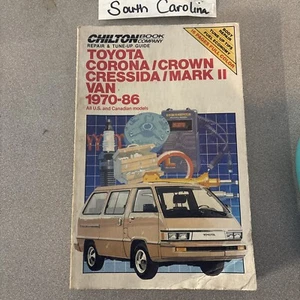 Chilton Toyota Corona Crown Cressida Mark II Van 1970-86 Auto Repair Guide 7044 - Picture 1 of 2