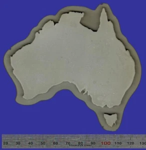 1/40,000,000 OZMODS Resin; Australia Display Base - Bild 1 von 3