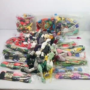 Cross Stitch Bonanza! DMC #4 and #25 Floss Over 175 skeins in many colors! - Picture 1 of 7