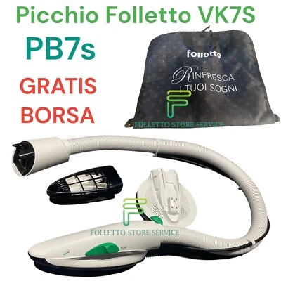 Picchio PB7s Folletto senza Fili VK7s GRATIS BORSA completo set materassi divano - Immagine 1 di 4