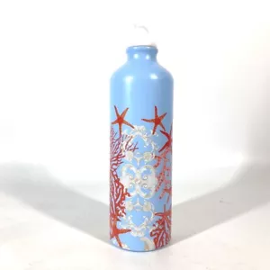 VERSACE With carabiner logo Interior Water Bottle tumbler aluminum blue - Picture 1 of 9