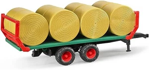 Bruder U02220 Rimorchio portaballe con 8 balle tonde - Foto 1 di 2