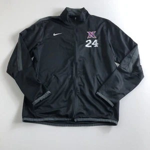 Chaqueta de Pista Nike Negra Talla Mediana Atlética Gimnasio Entrenamiento Baloncesto ☼ - Imagen 1 de 6