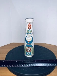 Saga Norsk Design handbemalte Siebdruck F/F Norwegen Vase - Bild 1 von 8