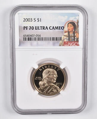 2003-S PF70 UCam Sacagawea Dollar NGC Special Label - Image 1 of 4
