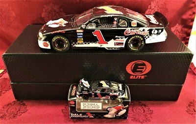 DALE EARNHARDT JR #1 Coca Cola Polar Bear 1998 1/24 Elite & 1/64 HO Diecast  SET - Image 1 of 4
