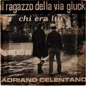 Adriano Celentano A Il Ragazzo Della Via Gluck - Chi era lui - RARO 7" BRASILE - Foto 1 di 4