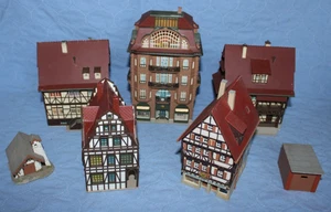 Faller/Vollmer H0" Konvolut 4 x Fachwerk Häuser+Stadt Villa " Sehr Schön-Ansehen - Bild 1 von 11