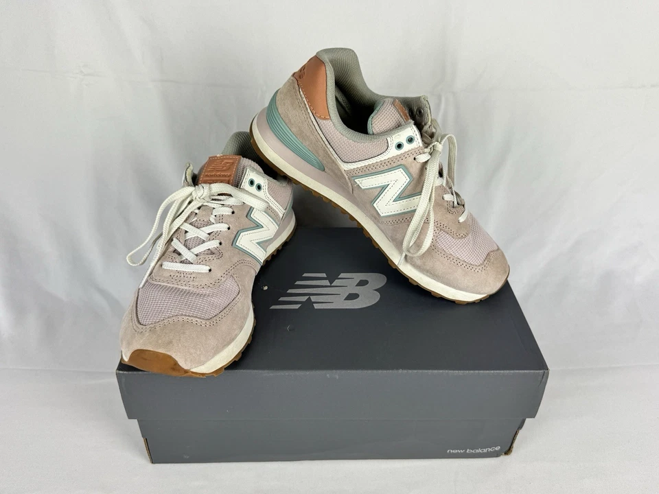 Zapatillas deportivas New Balance 574 Beach Cruiser rosa espacial para mujer talla 9 WL574BCN EN MUY BUENA CONDICIÓN Foto 1 de 4