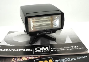Olympus T32 Electronic Flash Unit for OM Film Cameras - Good Used & Working - Picture 1 of 5