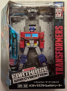 Takara Tomy Transformers Earthrise Optimus Prime with Trailer ER02 - Picture 1 of 5