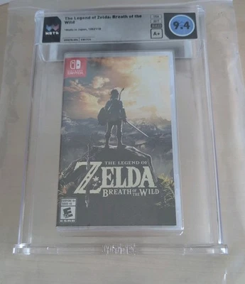 Zelda Breath of The Wild Nintendo Switch WATA 9.4 A+ Sealed  US Import - Bild 1 von 3