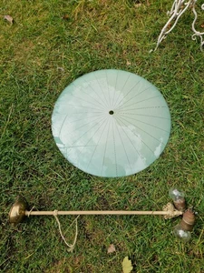 Deckenlampe Art Deco Glasschale Ufo Vintage Lampe Mid Century - Bild 1 von 7
