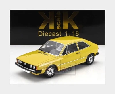 1:18 KK SCALE Volkswagen Scirocco Mki Ts 1976 Yellow KKDC181373 MMC - Image 1 of 2