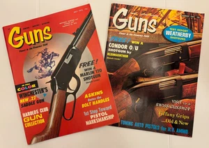 Guns: Finest in the Firearms Field Magazine Lot (2) July & August 1972 VG+/NF - Foto 1 di 23
