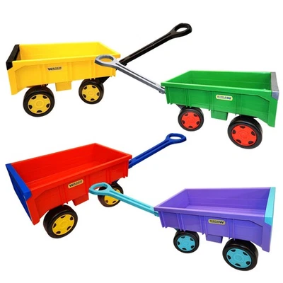 Wader Anhänger für Gigant Truck Traktor Hänger Strandwagen Bollerwagen Spielzeug - Bild 1 von 4