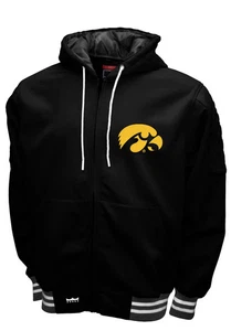 Iowa Hawkeyes Franchise Club Grind Full Zip Hooded Jacket - Picture 1 of 3