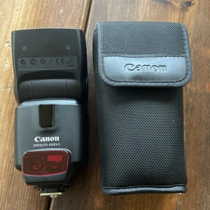 Canon Speedlite 430EX II Blitzgerät zur Montage in Blitzschuh für DSLR-Kamera TOP mit Tasche - Bild 1 von 11