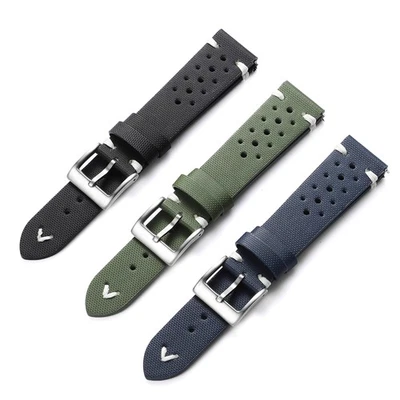 20mm 22mm Men Nylon Watch Straps for Panerai for Omega for Seiko Divers Watches - Image 1 of 4