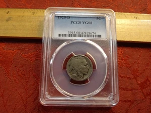 1913 Type 2 United States Buffalo Nickel 5c PCGS Graded VG10 - Free S&H USA - Picture 1 of 4