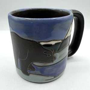 NWT Mara Stoneware Mug Mama Bear And Bear Cub Mountains Large - Picture 1 of 8