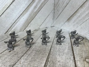 Lote (10) Heritage Undead Archers 1443A/B Vintage Plomo D&D Minis Fantasía Metal - Imagen 1 de 5