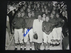 ORIGINAL 1962 NEW YORK METS FRANK THOMAS AUTOGRAPHED 8X10 PHOTO WITH COA - Picture 1 of 2