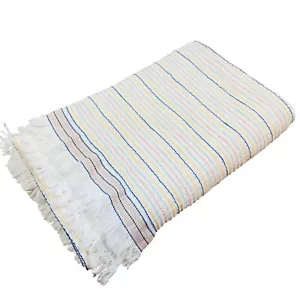INUP Home feine Bettwäsche Fransen 100% Baumwolle Decke 47"x70" Shabby Chic Boho - Bild 1 von 7