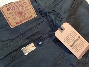 Buffalo David Bitton $ 99,00 uvp * Größe 40 Taille x 30 Bein * GEMESSEN schmale Ash Jeans - Bild 1 von 13