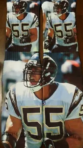 Custom Junior Seau dry fit socks V VI VIII san diego chargers gamma nfl - Picture 1 of 3