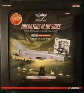 Corgi Aviation Predators Series 1 Mig-21 PF - FISHBED D Nguyen Van Coc PR99404 - Foto 1 di 4