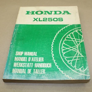 MANUEL REVUE TECHNIQUE D ATELIER HONDA XLS 250 1979- - XL 250 S ENTRETIEN - Photo 1/5