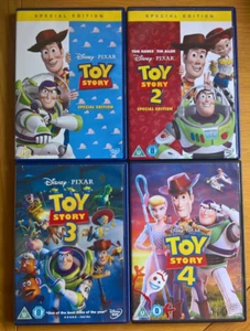 Toy Story Complete Franchise DVD Movie Collection 1 2 3 4 R2 Disney - Picture 1 of 1