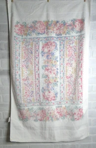 Vintage Cannon Pink Floral Towel USA 100% cotton 43" x 25", - Picture 1 of 5