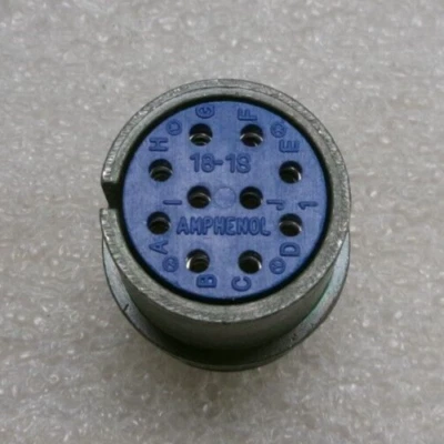 AMPHENOL MS3106A18-1S Circular Connector Female 10-Pin #711K2 - Image 1 of 4