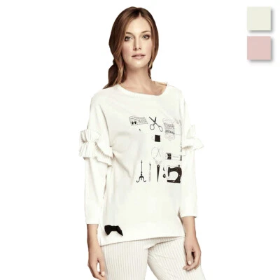 Pigiama donna Character in Cotone P1030 U344 - Imagen 1 de 3