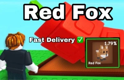 Red Fox Grow A Garden | Roblox | Gag Cheapest Rate On eBay!! Fast Delivery ✅