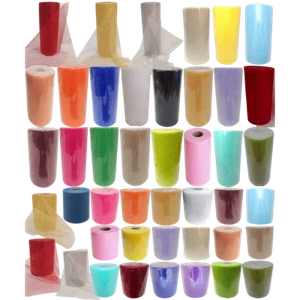 Rotolo in tulle - decorazioni fai da te confezioni regalo gonne tutù cucito bouq - Imagen 1 de 102