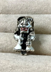 Pandora Disney Cruella Deville Plata Cuelga Dije En muy buena condición 101 Dálmatas Diablo - Imagen 1 de 6