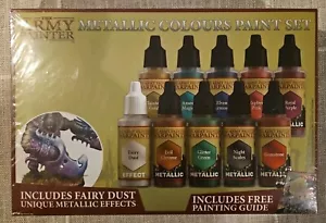 The Army Painter WP8048 Metallic Colours Acrylic Paint Set (Warpaints) Free Ship - Picture 1 of 2