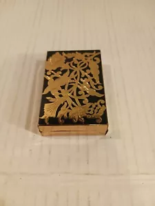 Vintage Elgin American Gold Tone Compact Mirror Music Box Gold Tone Works - Picture 1 of 19