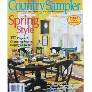 Country Sampler Magazine May 2012, Spring Style 132 Pgs Rooms, Displays, Decor - Picture 1 of 12