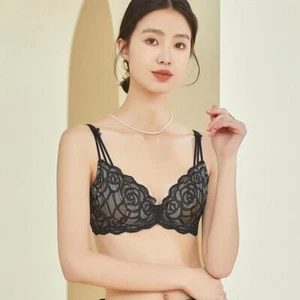 New Women's Mulberry Silk Bralette,Smart & Sexy Lace Bra KT2S180 - Picture 1 of 11