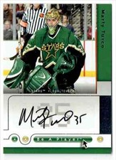 2005-06 BE A PLAYER MARTY TURCO AUTO DALLAS STARS #TU