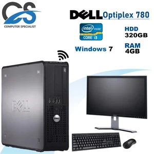 Dell Optiplex Ordenador Ssf Escritorio PC Intel Core i3 8GB 500GB 19" TFT - Imagen 1 de 1