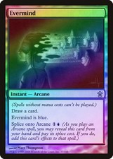 Evermind FOIL Saviors of Kamigawa HEAVILY PLD Blue Uncommon MAGIC CARD ABUGames