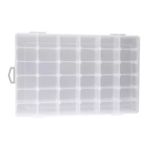 1PC 36-Grid Clear Hard Adjustable Jewelry Organizer Box Storage Container Case - Picture 1 of 12