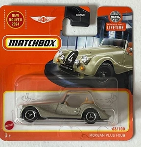 Matchbox Car Morgan Plus Four Convertible Toy Race Cars Vehicle 1 64 Kids 2024 - Picture 1 of 9