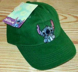 DISNEY STITCH GREEN HAT ADJUSTABLE STRAPBACK CAP ONE SIZE - Picture 1 of 3