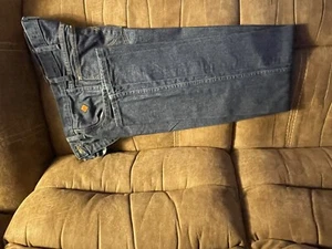 Wrangler Jeans Herren 31x32 Blau Dark Wash Flame Resistant CAT 2 Straight Jeans N - Bild 1 von 6